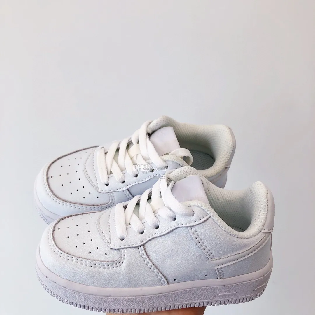 Barbie Kids Air Force 1 Sneakers Girls Boys Designer Trainers Purple Pink White and Black Spruce