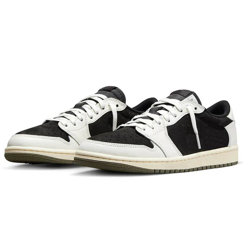 2023 2023 Men Basketball Shoes 1s Low Olive Reverse Mocha 3s 11s