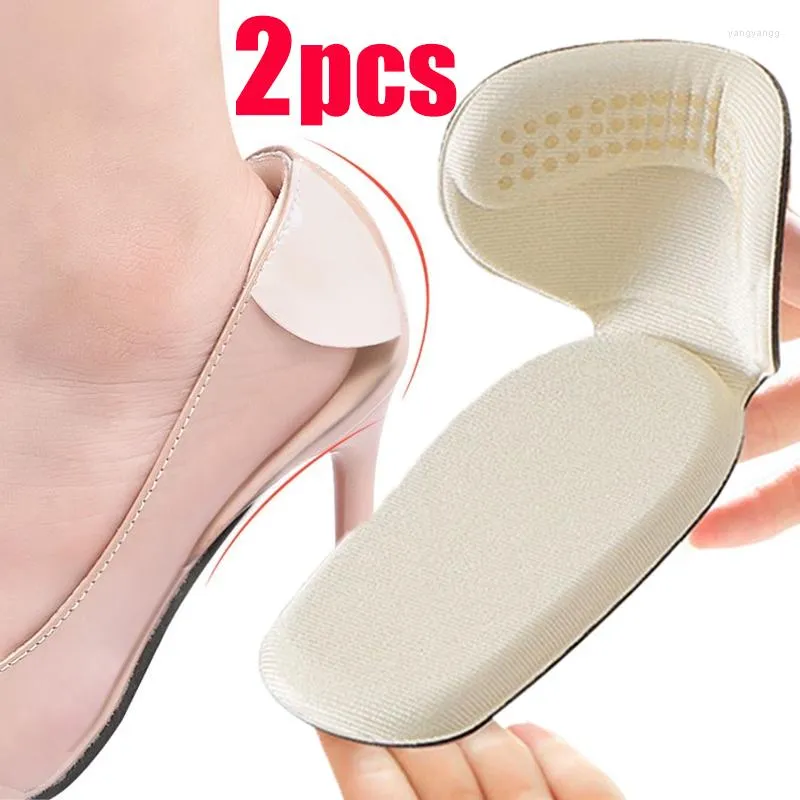 Calzini da donna Solette con tacco Scarpa a forma di T 2 pezzi Scarpe Sottopiede antiusura Inserti per piedi regolabili Adesivo sportivo Protezione
