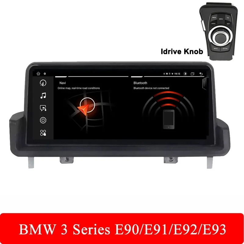 Rádio do carro Android Multimedia Player para BMW 3 Série E90 E91 E92 E93 Bluetooth WiFi CarPlay Auto GPS Navigation estéreo