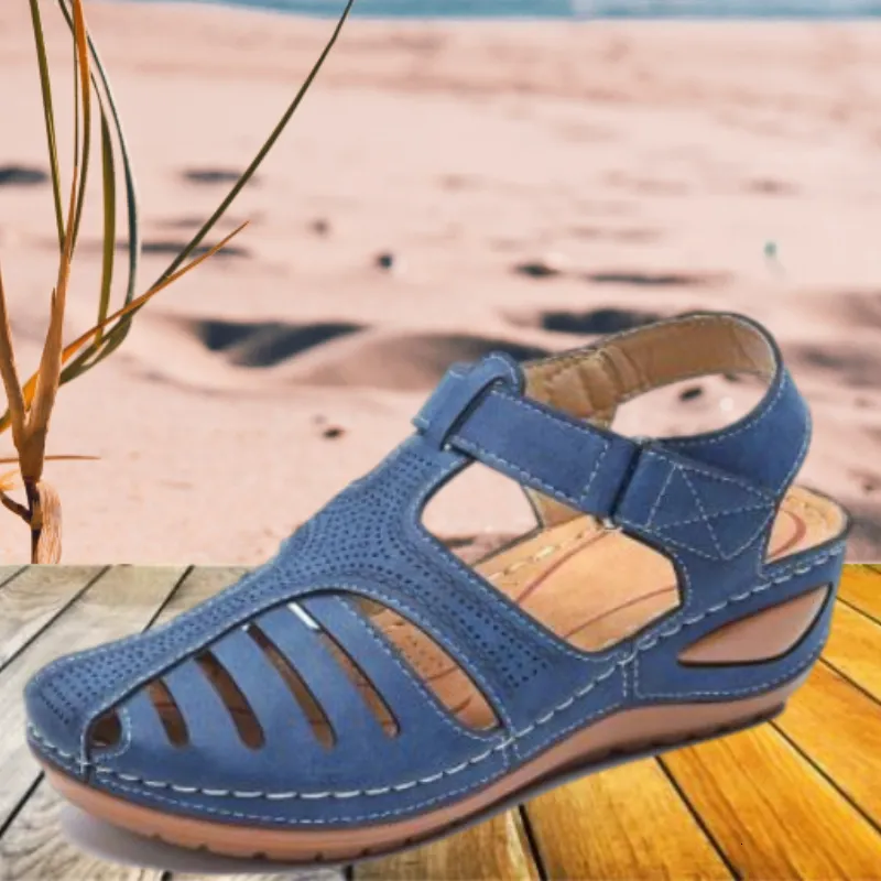Sandaler Premium Orthopedic Sandals Women Bunion Corrector Platform Walking Sandaler Kvinnliga strandskor Kvinnor damer kil Sand Sandalias 230518