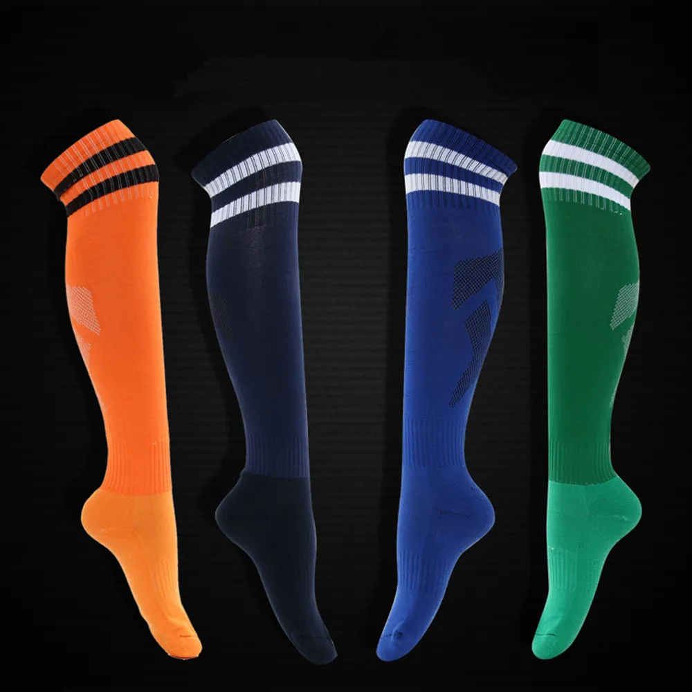 Спортивные носки высококачественные футбольные футбольные носки для мужчин дети мальчики спортивны длинные носки для полотенц
