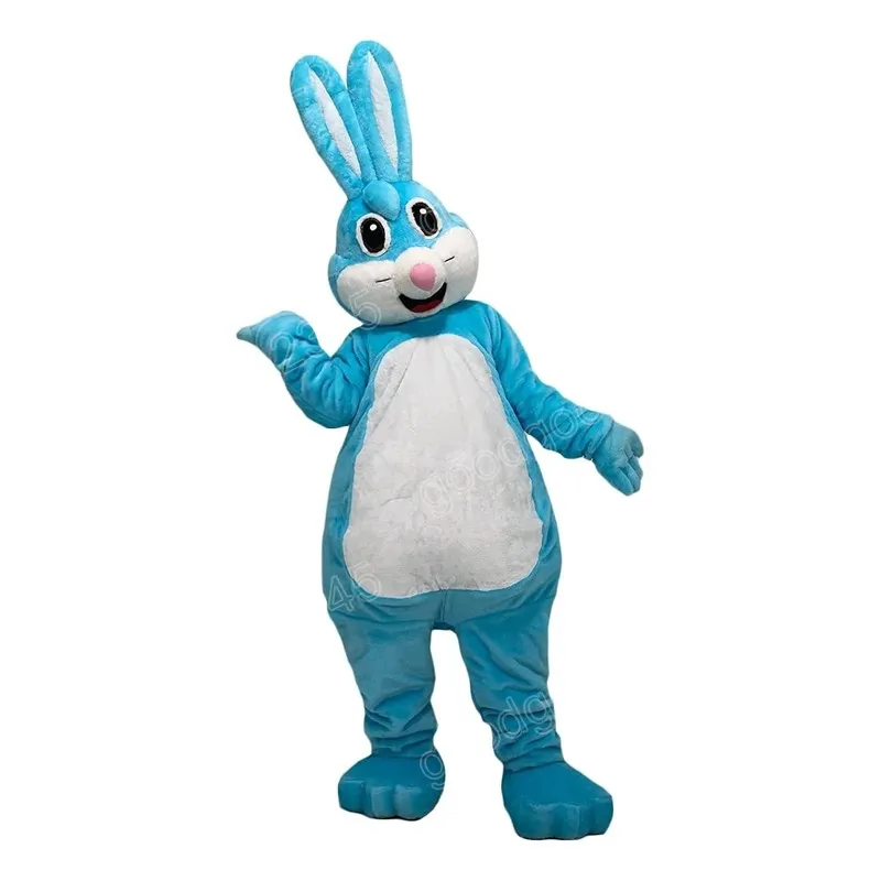 Halloween Blue Rabbit Maskottchen Kostüme Weihnachtsfeier Kleid Cartoon Charakter Carnival Werbung Geburtstagsfeier Kleid Kostüm Unisex