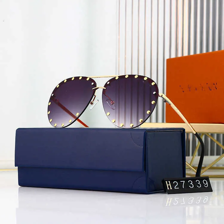 Designer Lou Vut Luxury Luxury Cool Sunglasses 22 Novos óculos de sol Liuding Metal mostram óculos de moda masculina e feminina