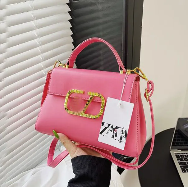 Wowen Bag Candy Color 2023 Fashion One One-Crotge Cross-Body Bags Large Carty Handbag Female Small Square Bag 0518