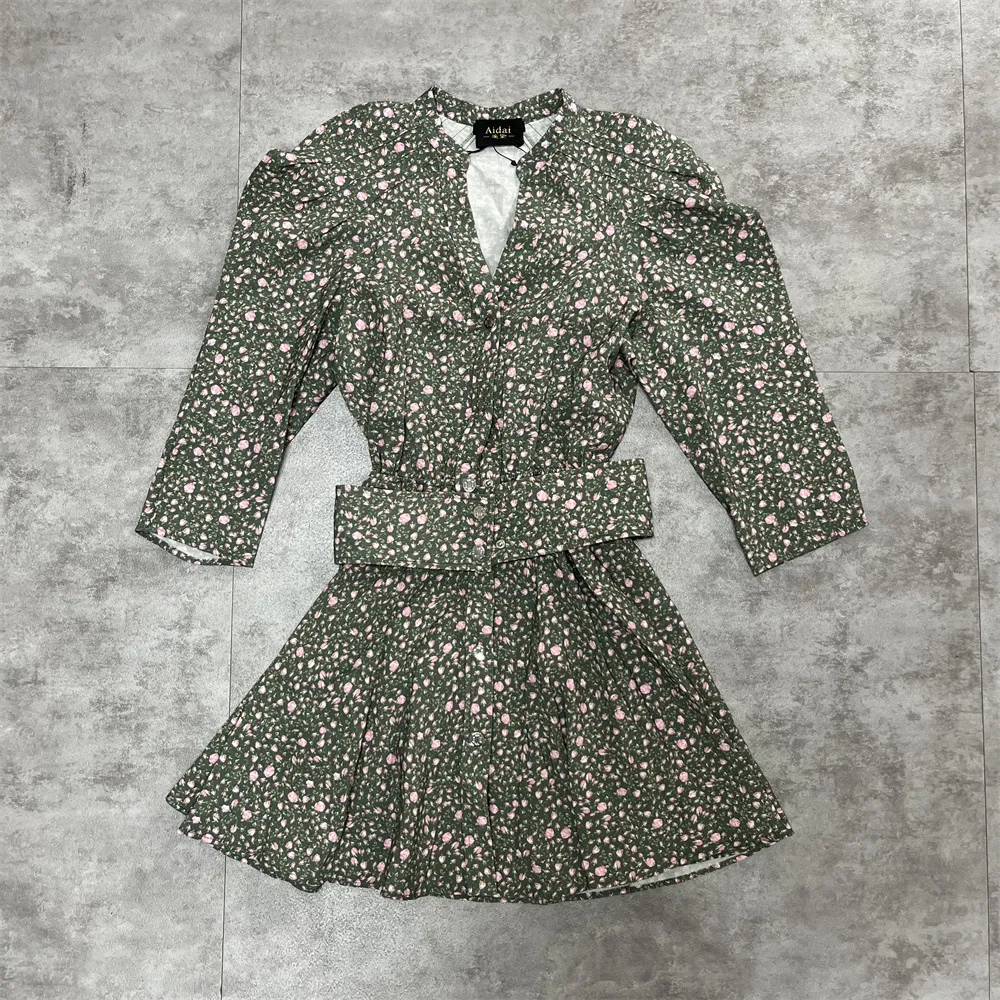 aje black floral dress Fleur Pleated Gown-COLLAGE FLORAL / 4 main image 0
