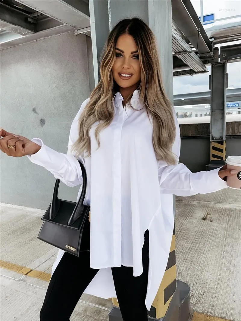 Chemise asymétrique femme top