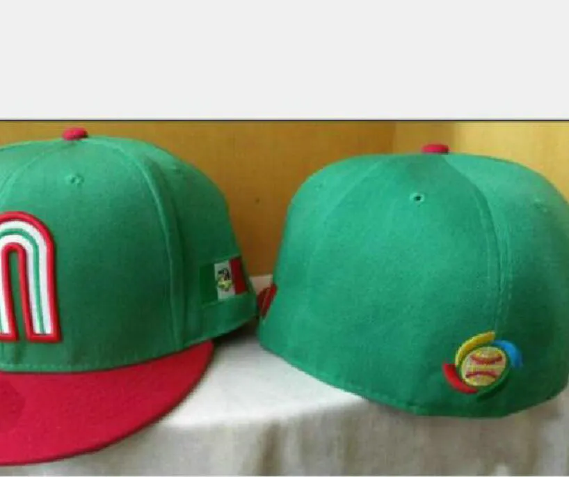 Mexicos Baseball Team Full Closed Caps Summer SOX LA NY lettre gorras os Hommes Femmes Casual Outdoor Sport Flat Fitted Hats Chapeau Cap casquett A0