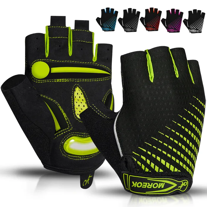MEOK Half Finger Bike Safety Gloves With 5MM Liquid Gel Pads