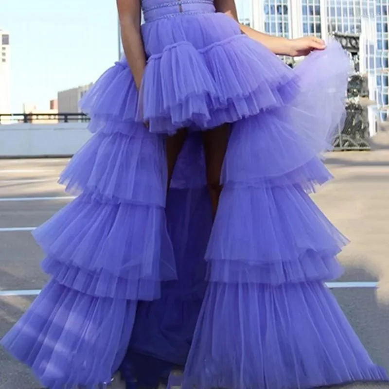 التنانير المتطوّع في التنورة الحزب ارتداء Faldas Tulle Maxi للبالغين نسائي طول الأرضية Jupe HI