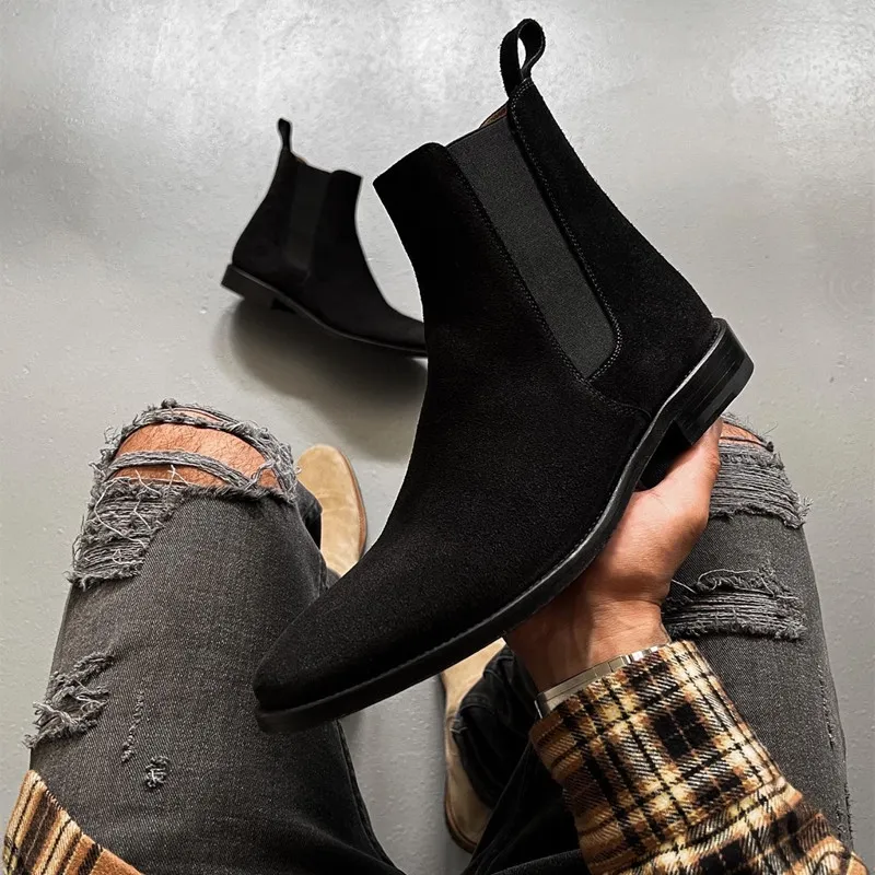 Mens short boots cheap