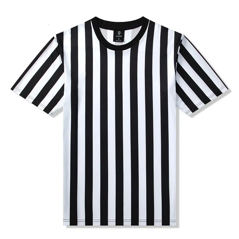 Outdoor T-Shirts Custom Professional Men Soccer Referee Shirt Crew Neck Women Football Uniform Jersey Clothes Short Sleeve Judge Shirt 230518