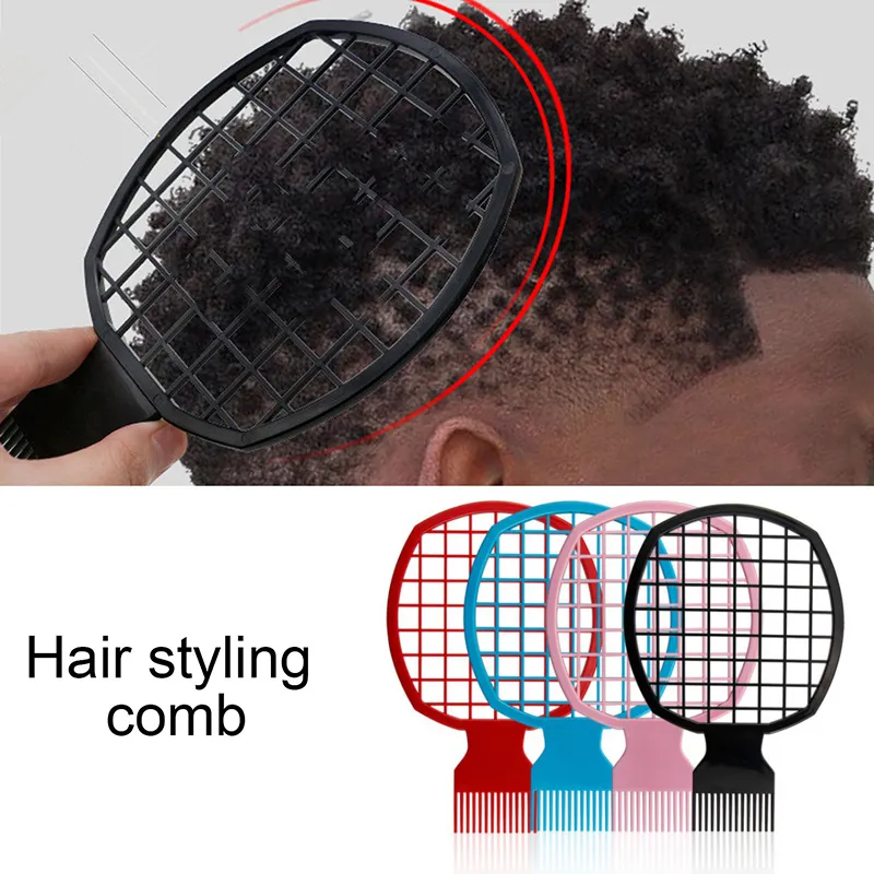 Afro Twist Comb Curl Weave Dreadlocks Natural Style Hair Brush Tool Lämplig för män Kvinnor 2 I 1 Dirty Braid Comb Twist Pick Comb Hårstyling Tools