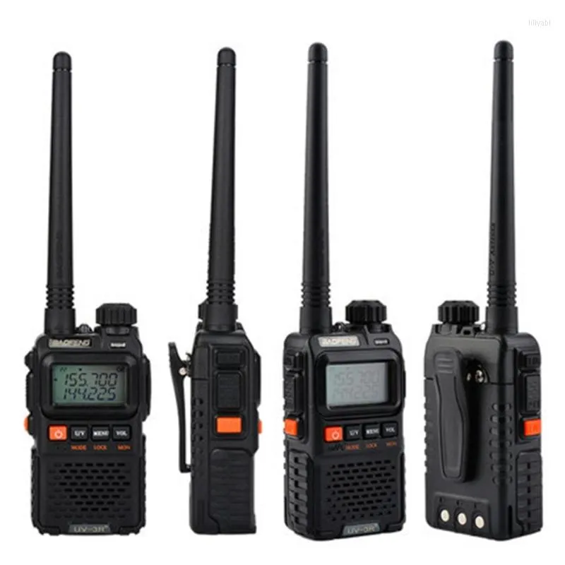 Walkie Talkie BF-UV-3R VHF/UHF Dual Band dwukierunkowy Walkie-Talkie 136-174/400-520MHz-Ham Radio P8DC