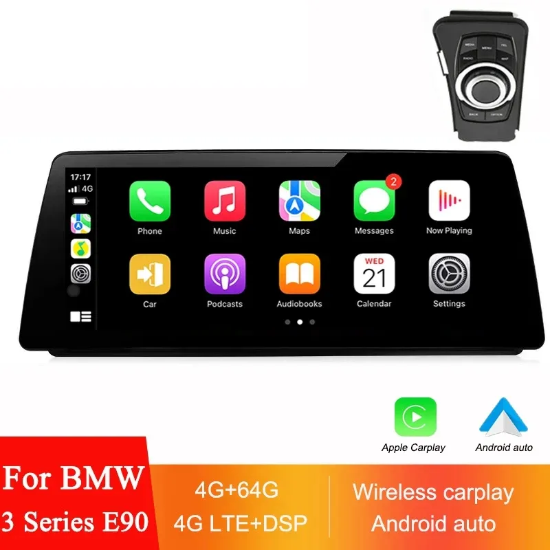 8 Core Android Car Radio Stereo Per BMW E90 E91 E92 E93 Apple Carplay Auto GPS Navigation Schermo del Lettore Multimediale