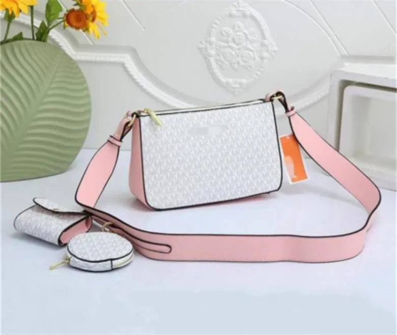 Micheal Korrs Bags 3 штуки сумок высшего качества роскошные дизайнеры сумочка женщин для плеча сумки по бок с 8006
