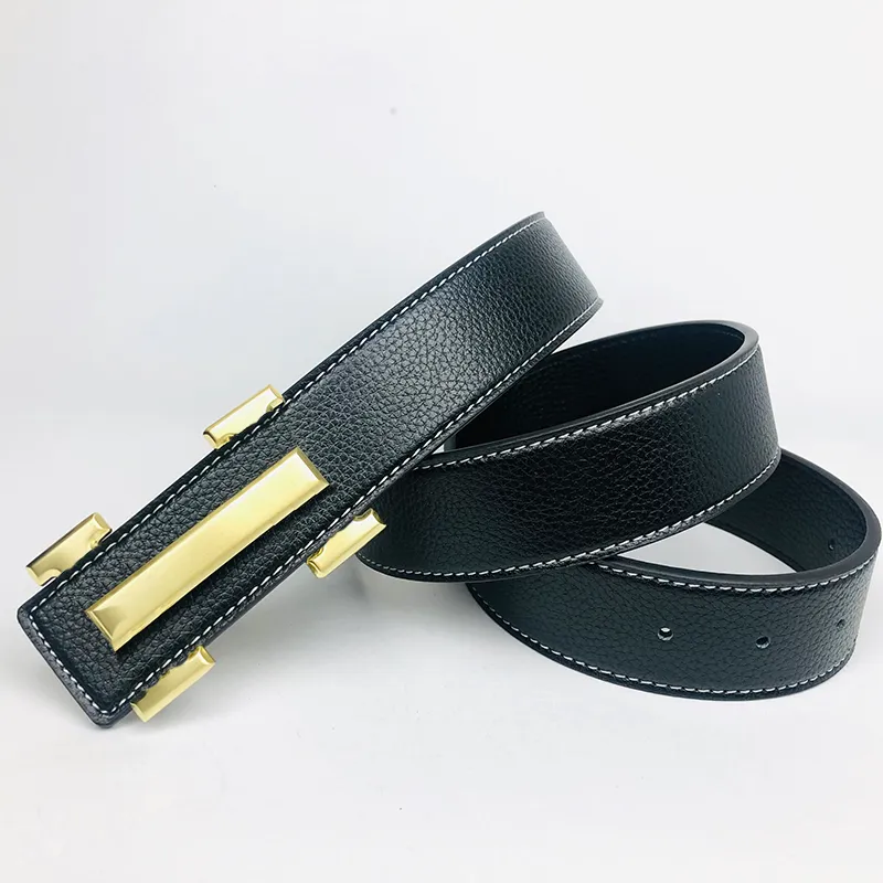 Womens Designer Belt Brand Classic Letter Grommet Fashion Designer
