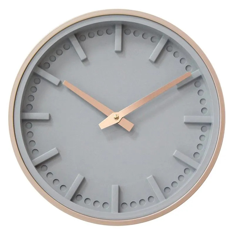 Wall Clocks Simple Silent Clock Grey Nordic Creative Living Room Office Bedroom Modern Reloj De Pared Home Decor DL60WC