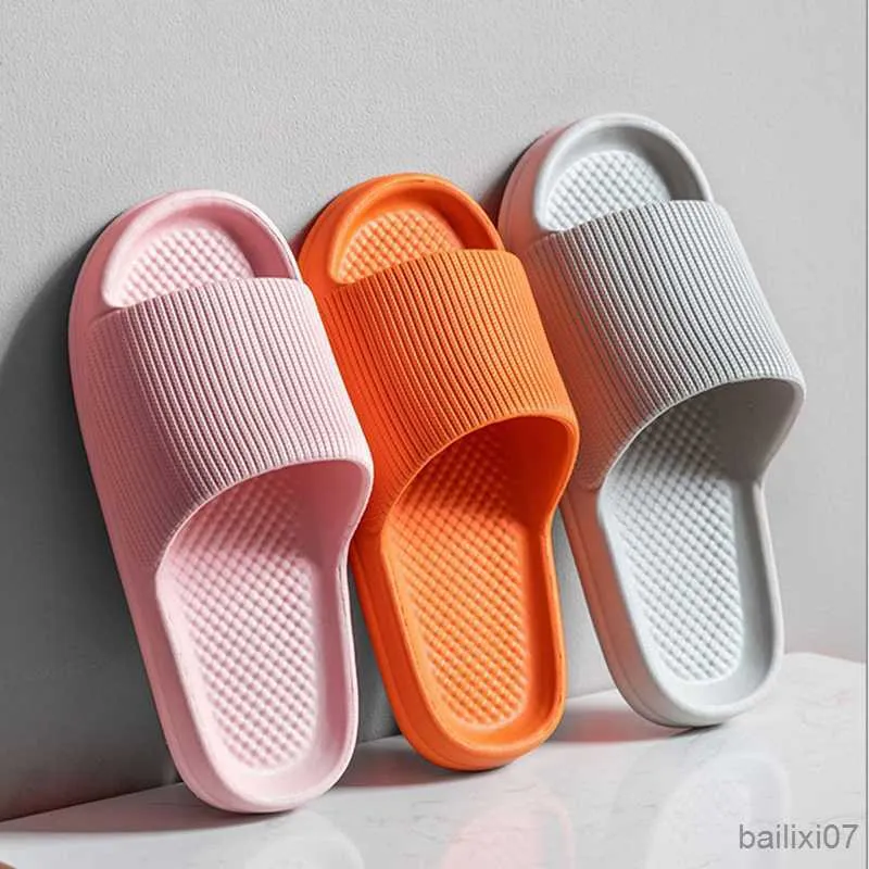 Pantofole Scivoli Scarpe da bagno da donna Sandali con plateau sottili estivi Pantofole da uomo antiscivolo per interni da casa Flip da spiaggia all'aperto