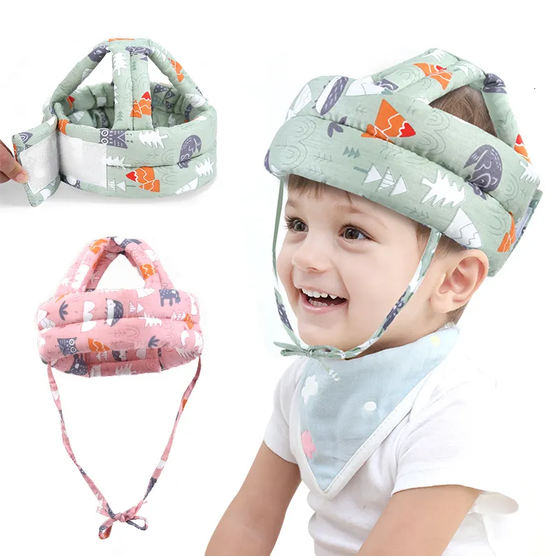 Caps Hats Baby Safety Helmet Head Protection Headgear Toddler Anti-fall Pad Children Learn To Walk Crash Cap 230517