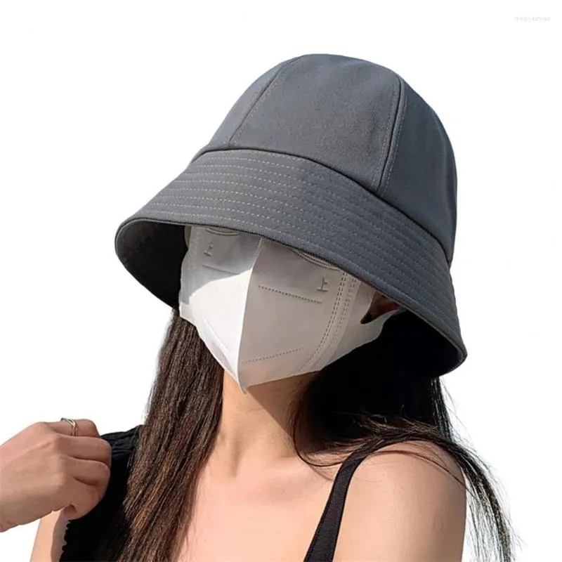 Optimized Product Title: Womens Wide Brim Round Dome Sunscreen Summer Bucket  Hat Womens Solid Color Fisherman Fashion Beach Basin Hat From  Qinglvglasses, $7.77