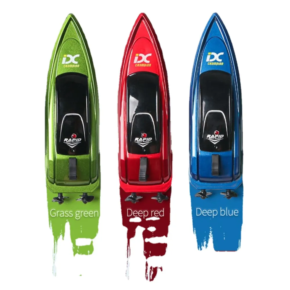 High Speed Mini New Bright Rc Boat With LED Light Remote Controlled For