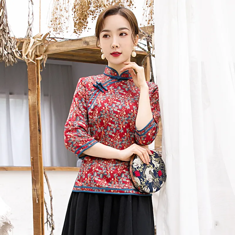 Blusas estilo oriental hot sale