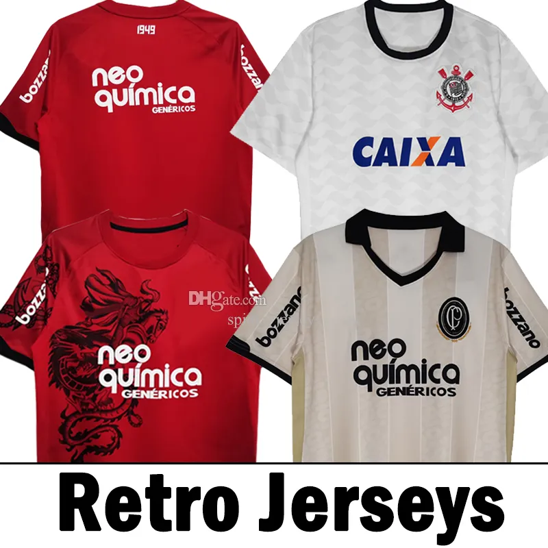 Korynckie koszulki piłkarskie retro 100. rocznica Paulista 2011 12 Home Biały mężczyźni mundury koryncowe klasyczne koszulę piłkarską