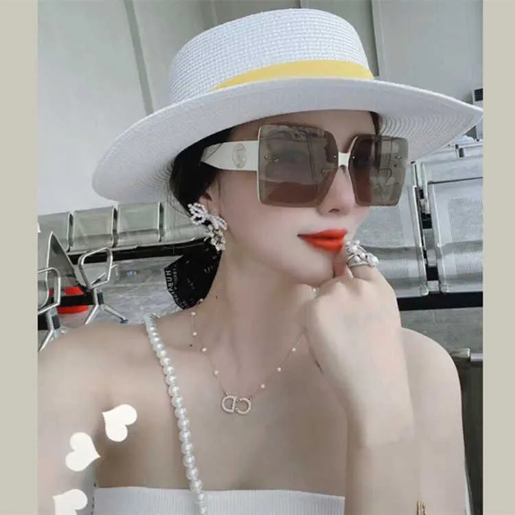 Designer LOU VUT, luxuriöse, coole Sonnenbrille aus Übersee, Mode, Straßenfotografie, rahmenlose Damenbrille mit Originalverpackung