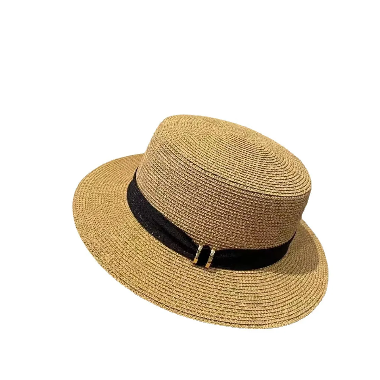 Moda Frenda à prova de sol japonês chapéus de palha lisam de palha feminino chapéu de palha de verão feminino feminino chapéu de sol à prova de sol