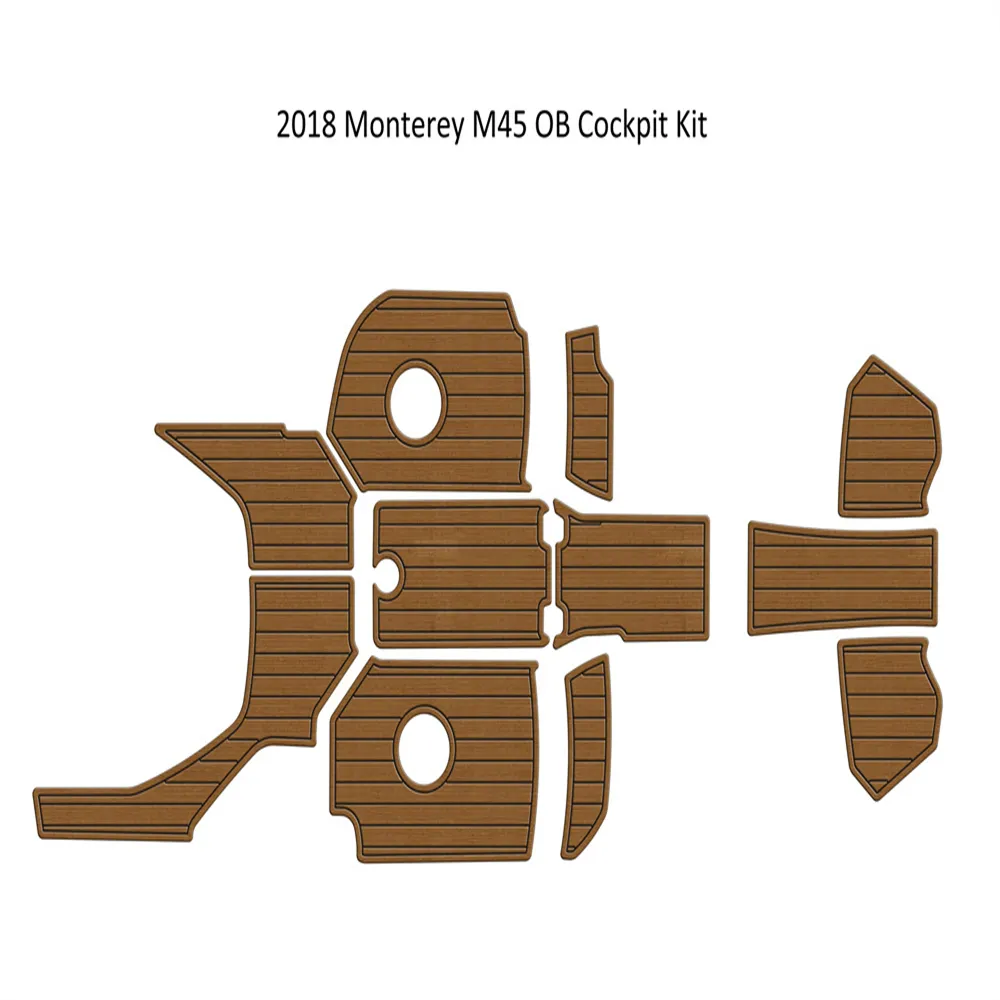 2018 Monterey M45 OB Cockpit Pad Bateau EVA Mousse Faux Teck Pont Tapis De Sol Plancher