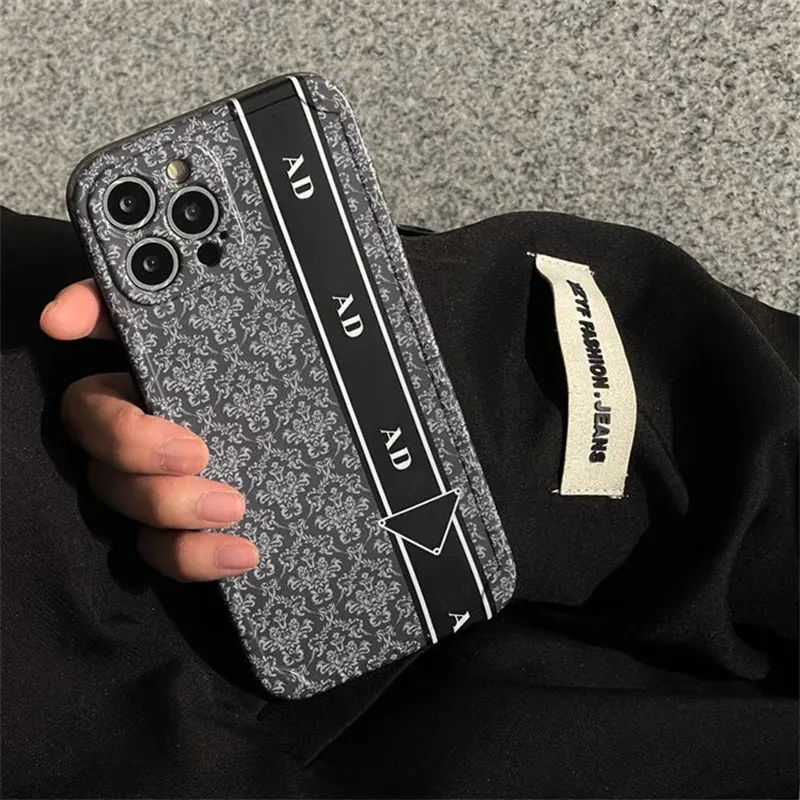 phone cases for IPhone 13 12 11 pro x xs max xr 8 7 Plus Brand Fashion Designer Mobile Phone Case letter P braid Shell Ultra Cover 2305183PE