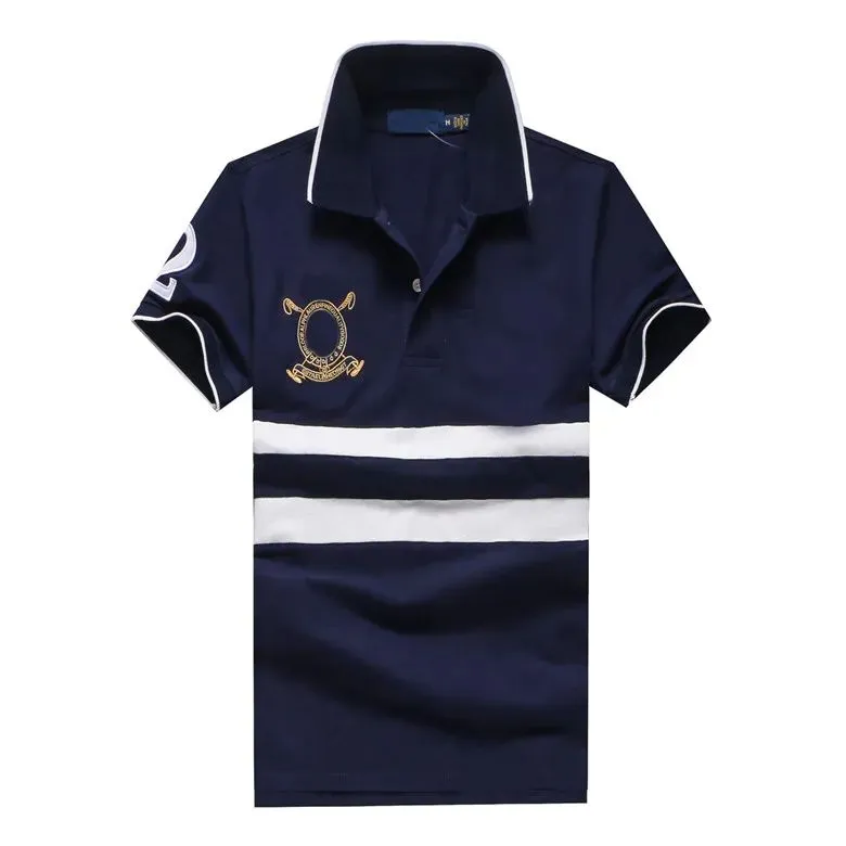 polo homme t shirt designer hommes polos d'affaires polo tee marque france chemise homme taille t-shirt rayé blanc brassards brodés lettre badges polo short