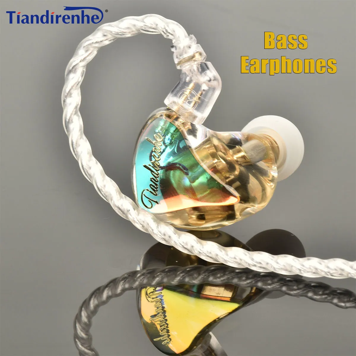 Auriculares para teléfono móvil Tiandirenhe Terbaru TD15 Warna warni Auricular HIFI Kered Resin 0 78Mm Auricular HiFi Bass Dinamis DJ Tahap Demam IEM 230517