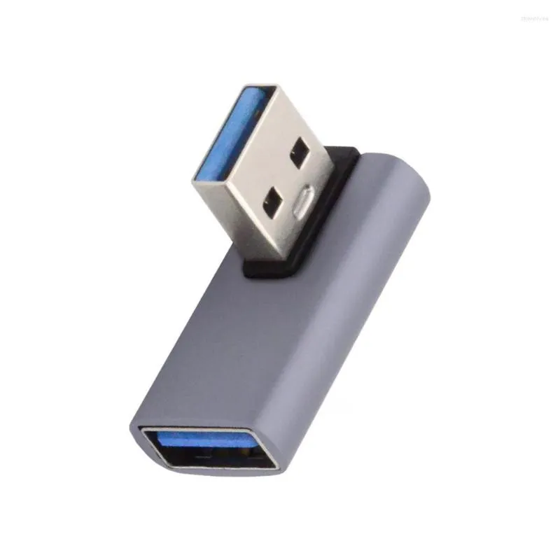 Компьютерные кабели 10 Гбит / с USB3.0 Мужчины и женского расширения данных о мощности видеодаптер Низкий профиль 90 градусов левого углового типа