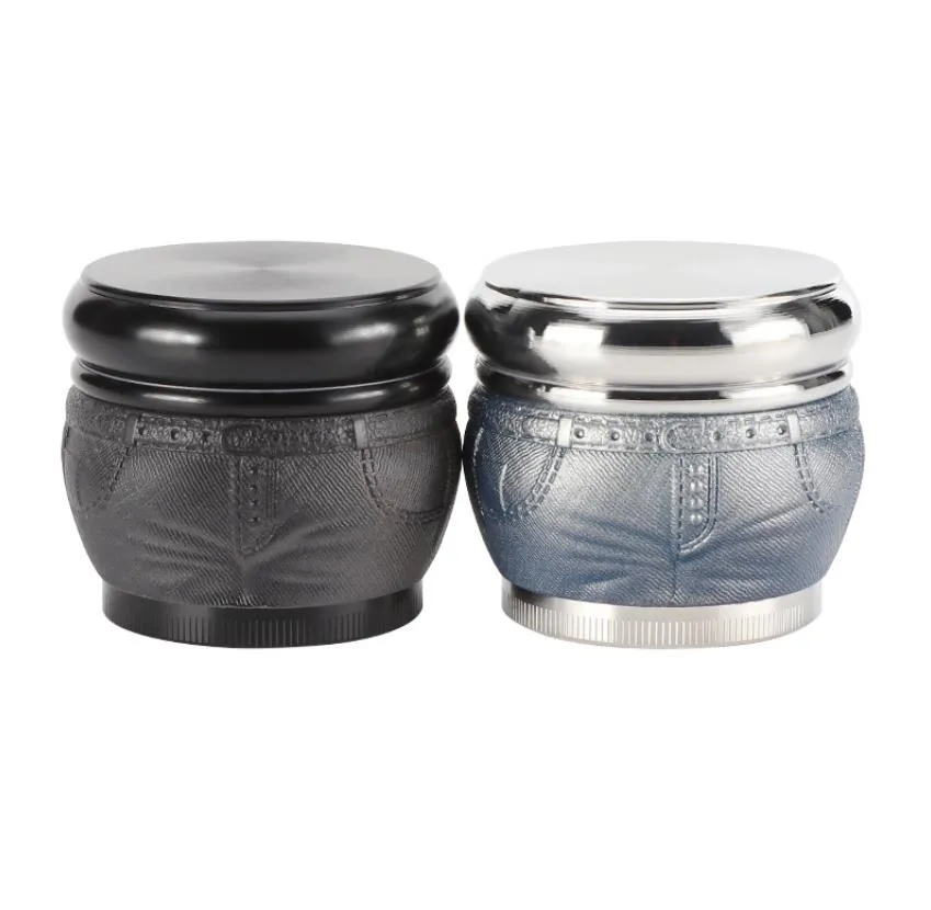 Smoking Pipes New Metal Smoke Grinder Personalized Four Layer Aluminum Alloy