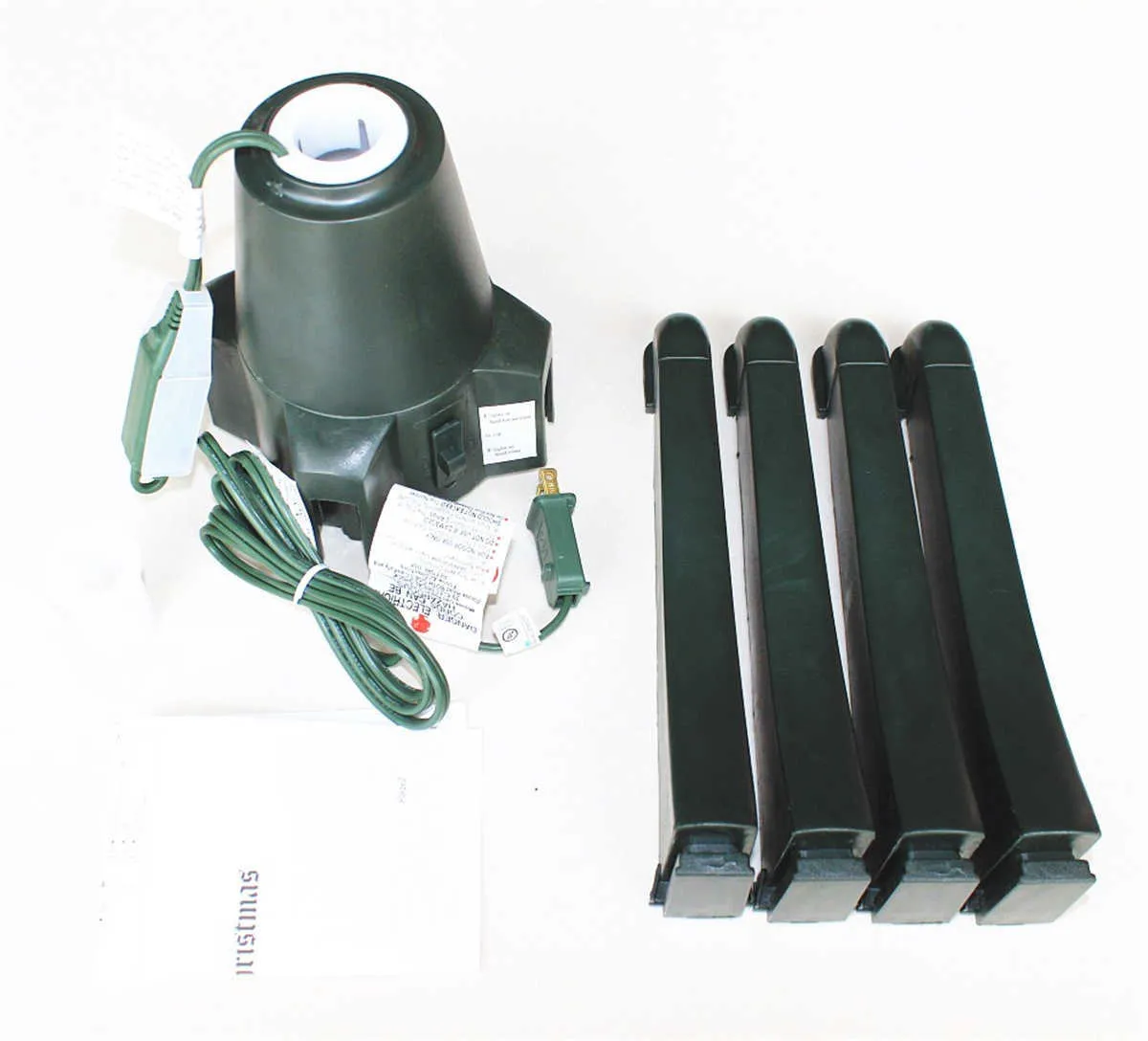 New 360 Degree Large Electric Swivel Adjustable Christmas Tree Plastic