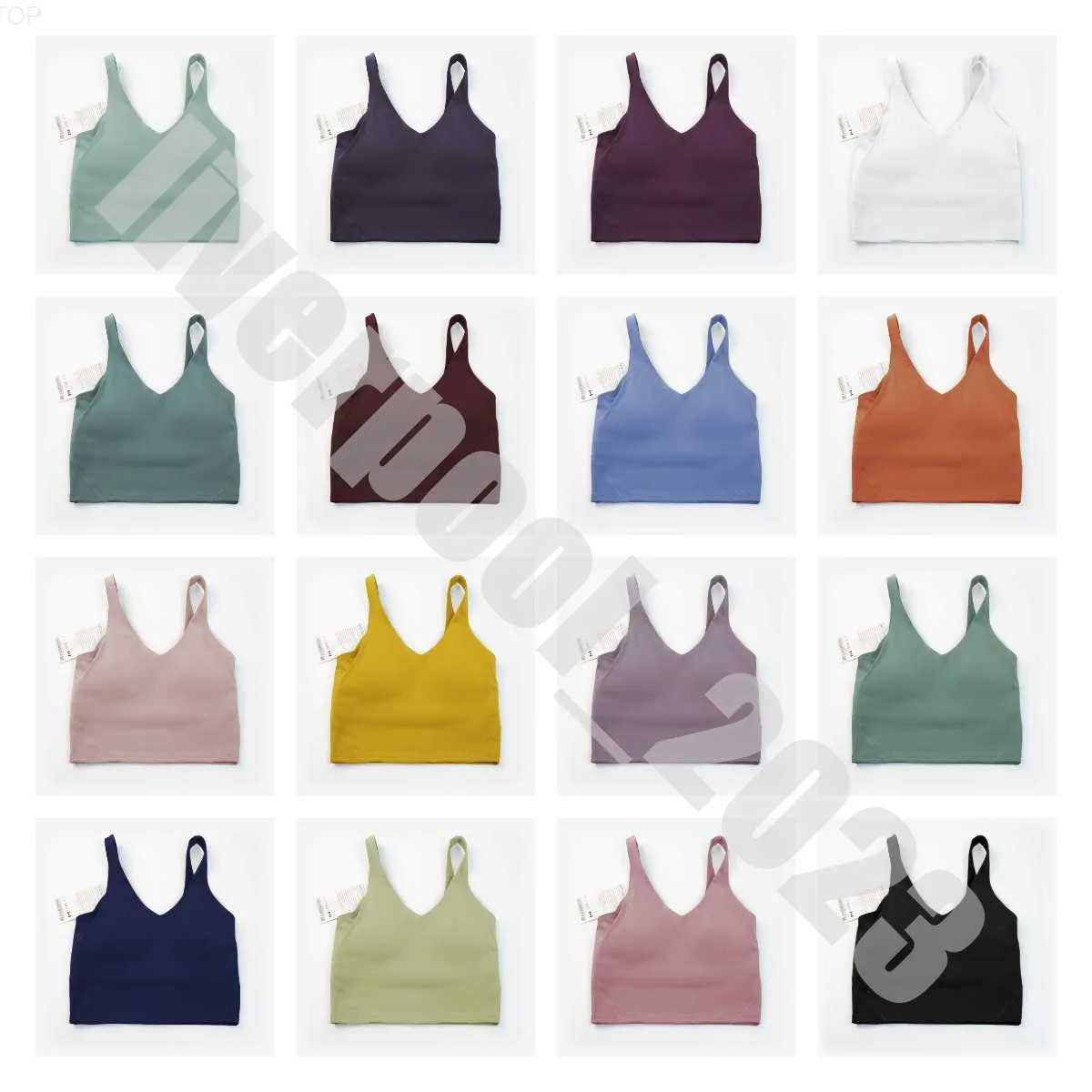 Roupas de ioga lulus-20 U Back Align Tank Tops Ginásio Roupas Mulheres Casual Running Nude Apertado Sutiã Esportivo Fitness Linda Roupa Interior Colete Camisa kjhyH5