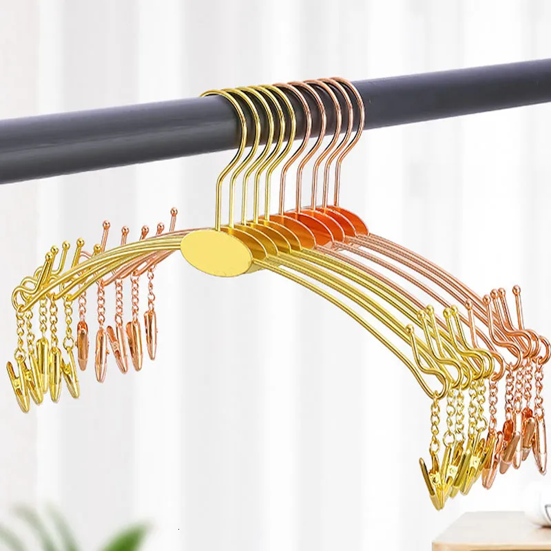 DHgate.com:Bold Non-Slip Metal Hangers with Alloy Clips - 5/10/20/30PCS ...