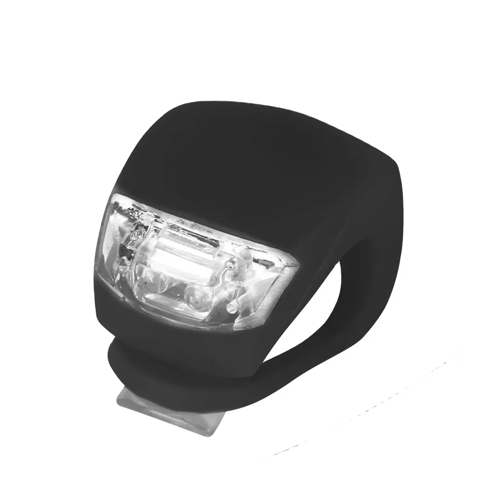 LED-Silikon-Fahrrad-Vorder-Rücklicht-Set, 3 Modi, wasserdicht, für Mountainbike, Rennrad, Radfahren, Scheinwerfer, Rücklicht, Warnlampe