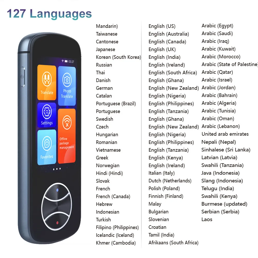 Traducteur Intelligent Smart Voice Translator 137 Traduction