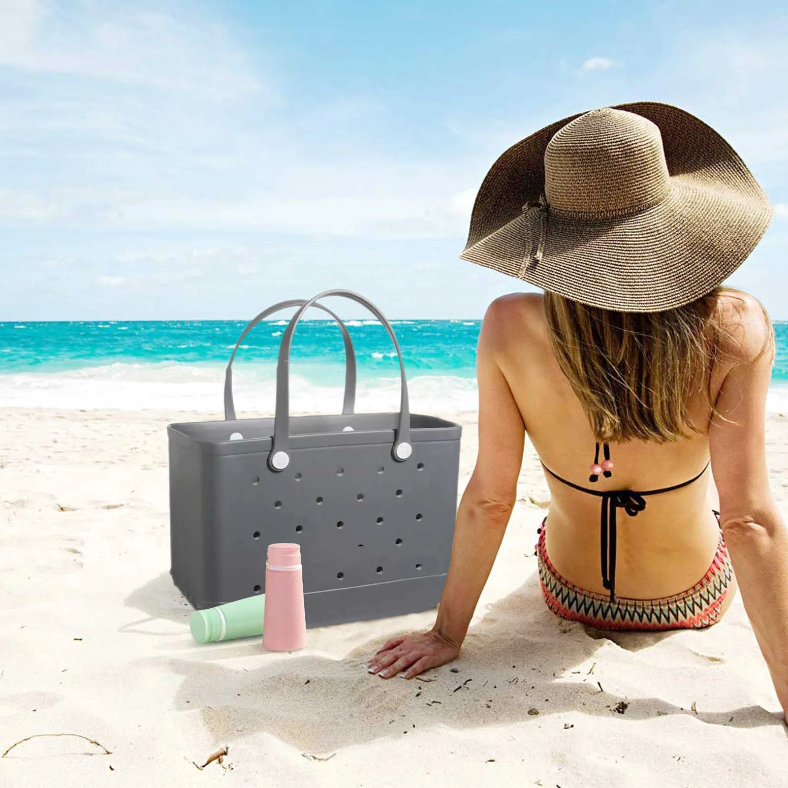 Waterproof tote bag beach hotsell
