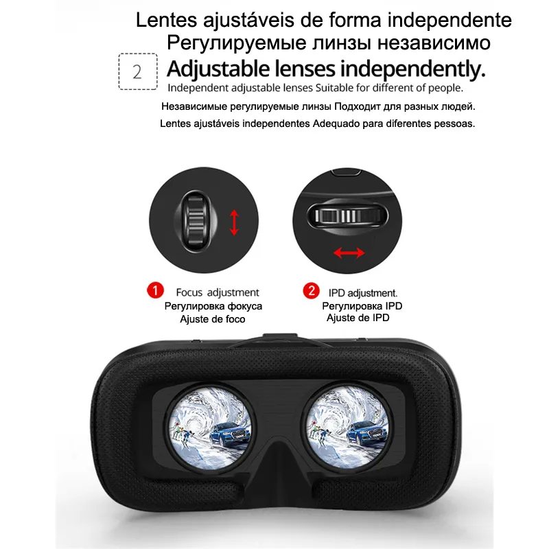 Shinecon 6.0 Virtual Reality Glasses Ps4 3D Virtual Reality