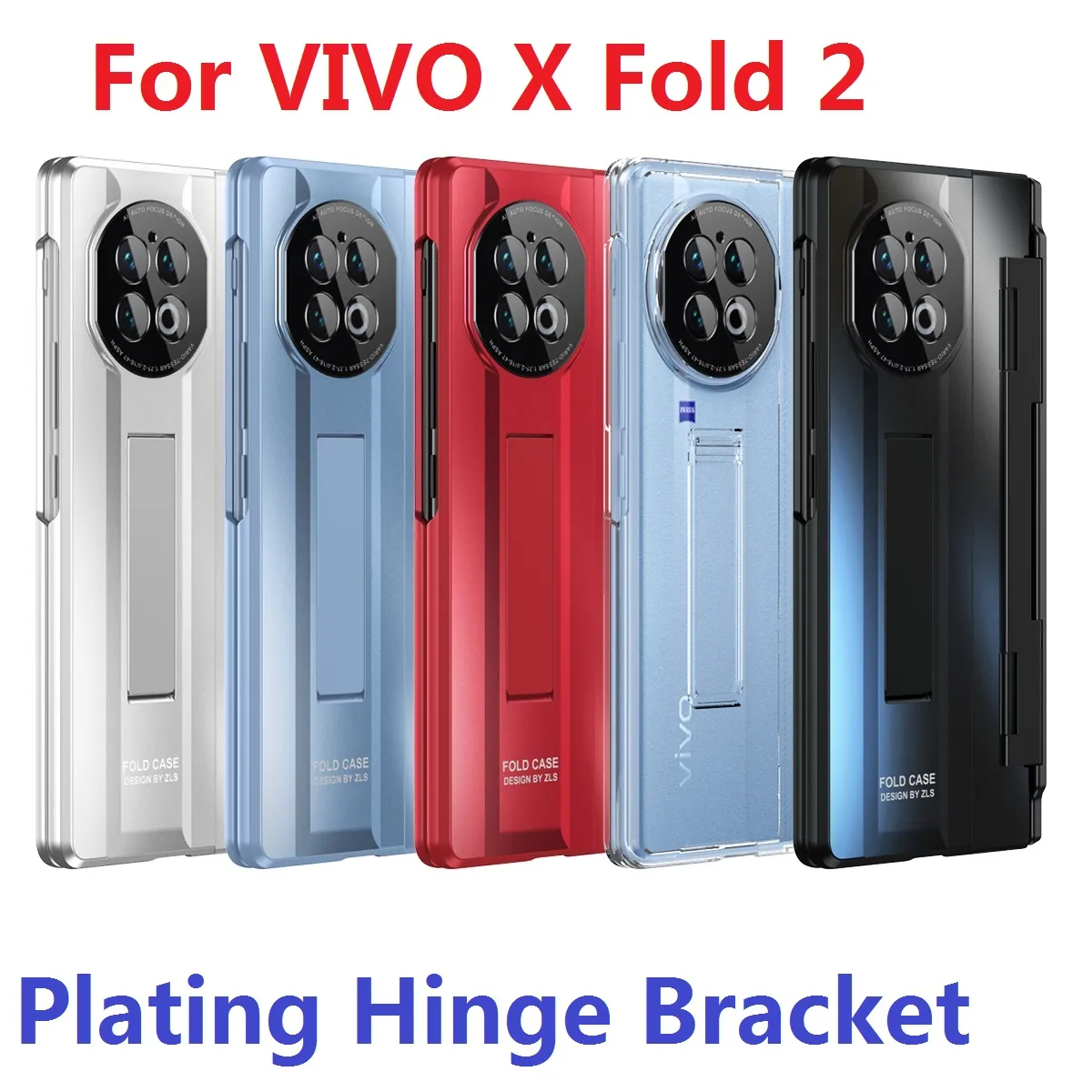 Armor Bracket Cases For VIVO X Fold 2 Fold2 Case Folding Pen Slots Hinge Protection Cover