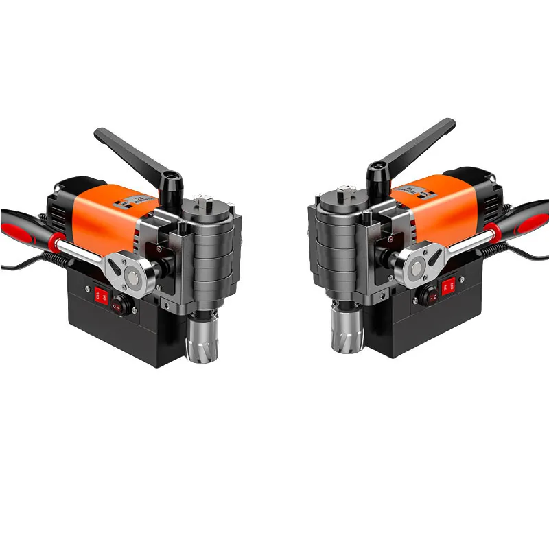 Leistungsstarke Magnetfußbohrmaschine, 1380 W, Magnetbohrmaschine, horizontale Tischbohrmaschine, kleine elektrische Bohrmaschine, Eisen-Saugbohrmaschine, 11500 N