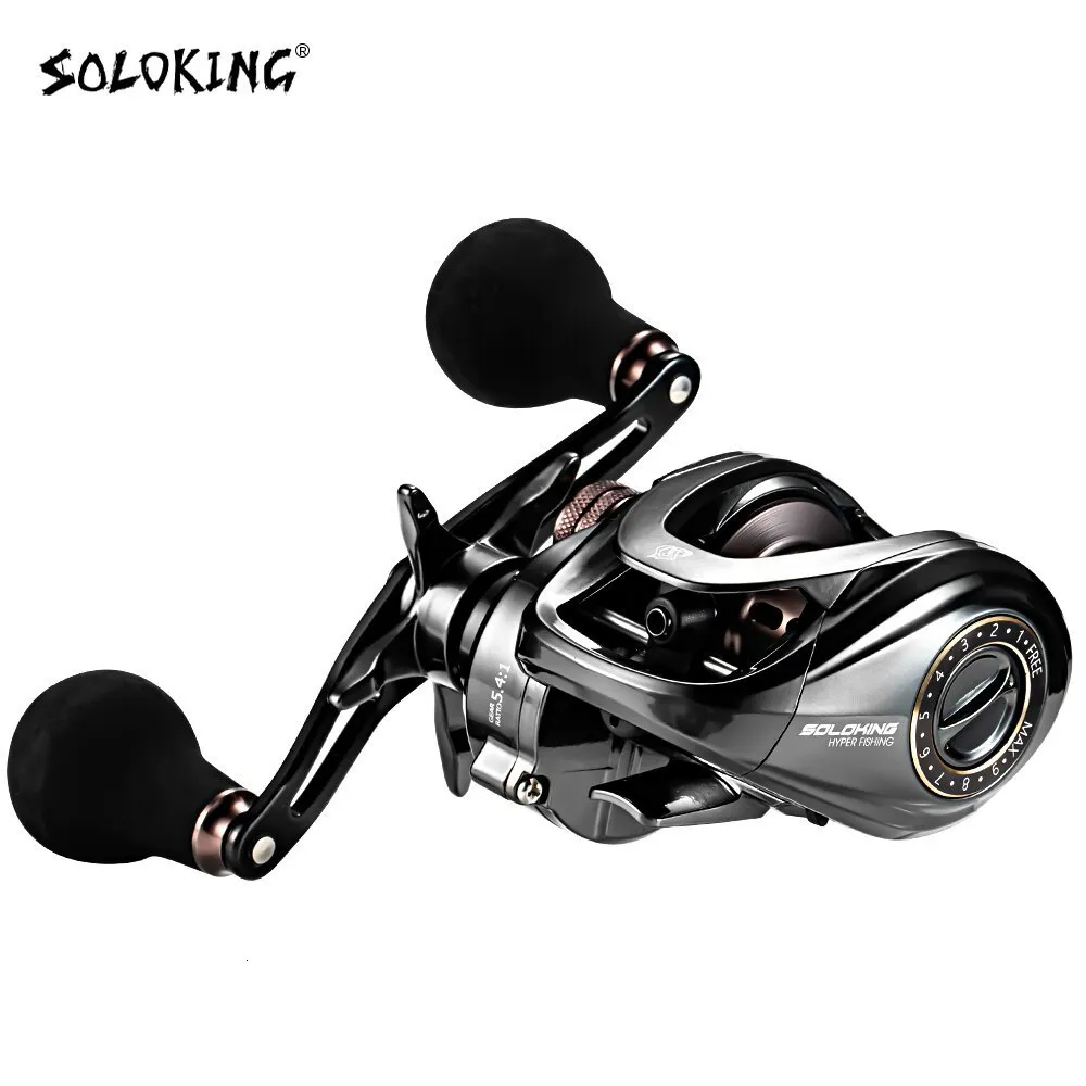 Baitcasting Reels SOLOKING HIAW200 bait boat reel Betriel 9.5KG maximum drag 12 bearings 5.4 gear ratio slow arm fishing reel bait boat reel 230517