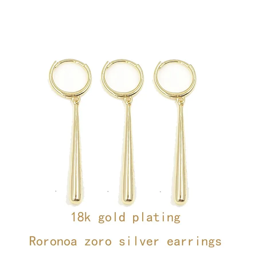 Knot Roronoa zoro earring for Roronoa zoro cosplay earring daily wear high quality Anime fans gift 925 silver earring