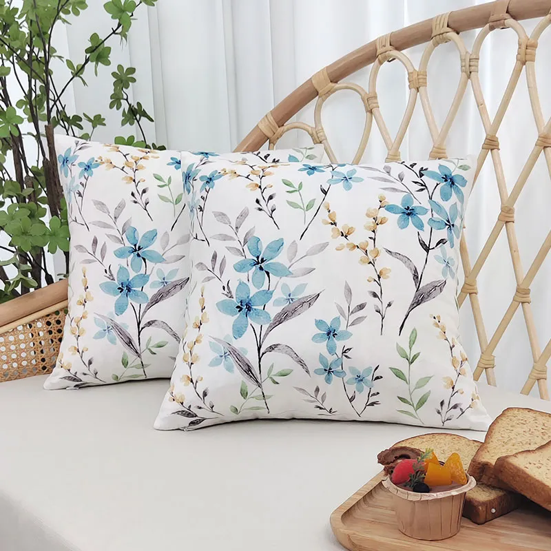 Designer Cushion cover, printed 100%polyester Dutchwool white, without cushion core,for living room ZY230511003PPV