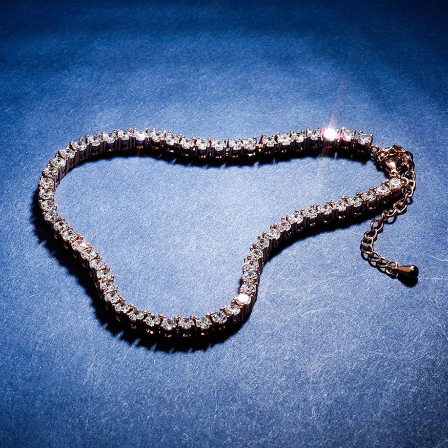 Luxury Designer Diamond Tennis Chain Cubic Zirconia Ankle Bracelet With Initial Charm For Women Iced Out Hip Hop Jewelry A231x From Dfew821 20.1 DHgate.Com
