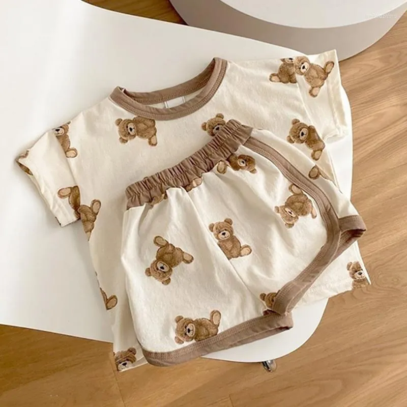 Ensembles de vêtements en coton ensemble de bébé garçons filles